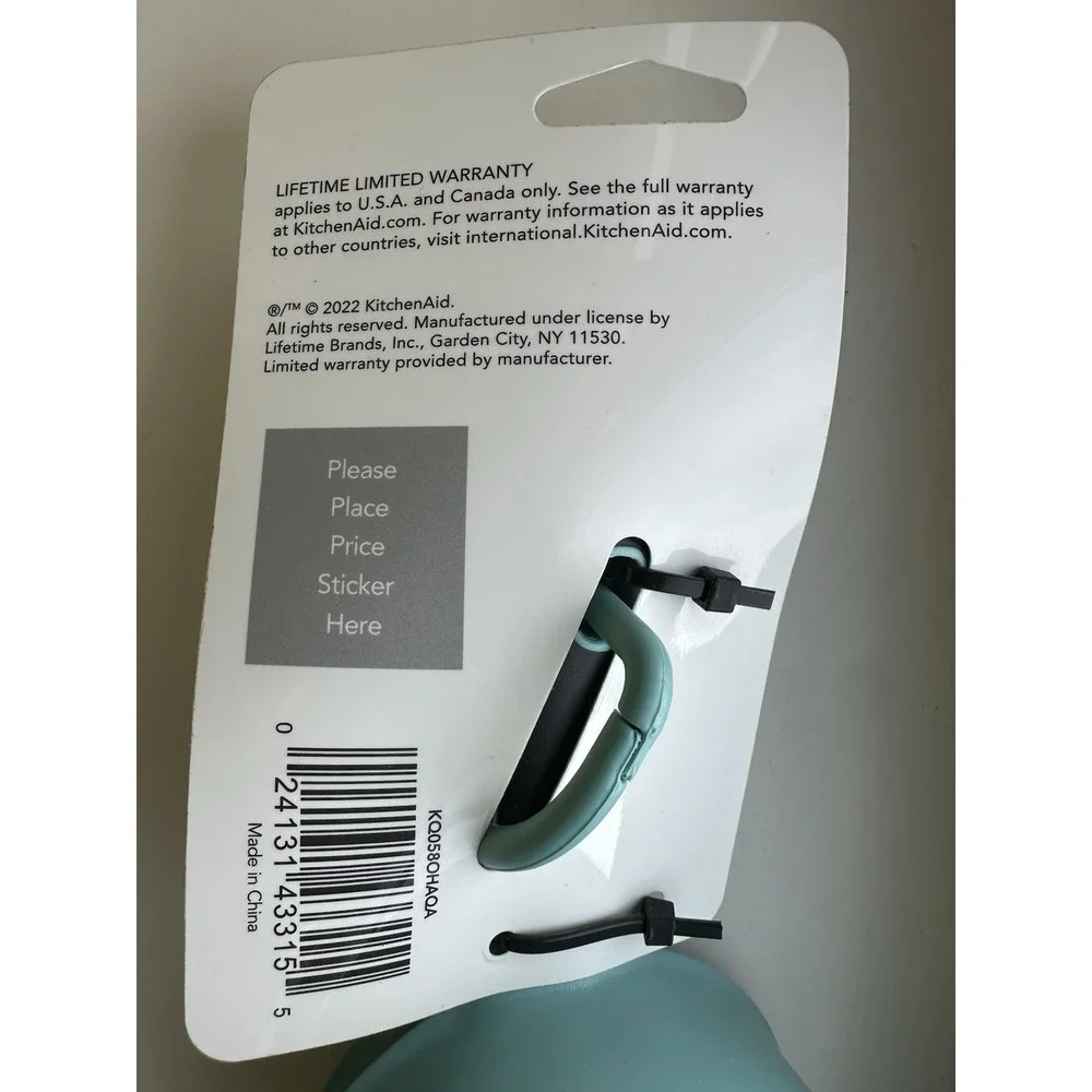 KitchenAid 4 Measuring Cups Set‎ Aqua Sky Teal Blue Dishwasher Safe NWT